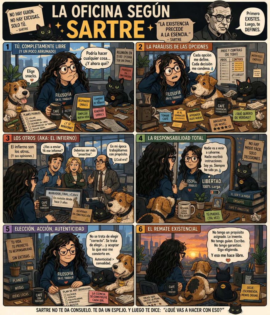 La Oficina según Sartre